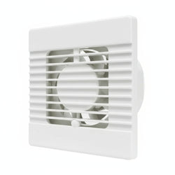 Manrose 100mm (4") Intervent Bathroom Extractor Fan, Standard - NVF100S