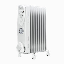 Status 2000W Oil Filled Radiator with Timer - White - OHF9-2000WT1PKB