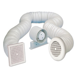Manrose 100mm (4") Shower Extractor Fan Timer Kit - PEF4321