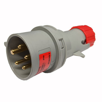 Lewden 16A 3P+N+E 415V Plug IP44 - PM16-1800FPB