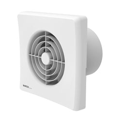 Manrose 100mm (4") 4.8W Quiet Axial Bathroom Extractor Fan, Standard - QF100S