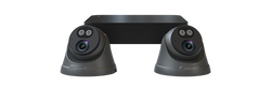 ESP Rekor 24/7 Rekor IP 24/7 IP Poe 2MP 4CH 2 Camera Dome Kit 1TB Grey - RC24KD2G