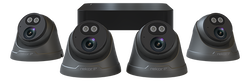 ESP Rekor 24/7 Rekor IP 24/7 IP Poe 2MP 4CH 4 Camera Dome Kit 1TB White - RC24KD4G