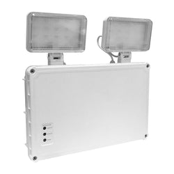 Robus Muster 5W LED Twin Spot IP65 Self Test White - RMR5LST-01
