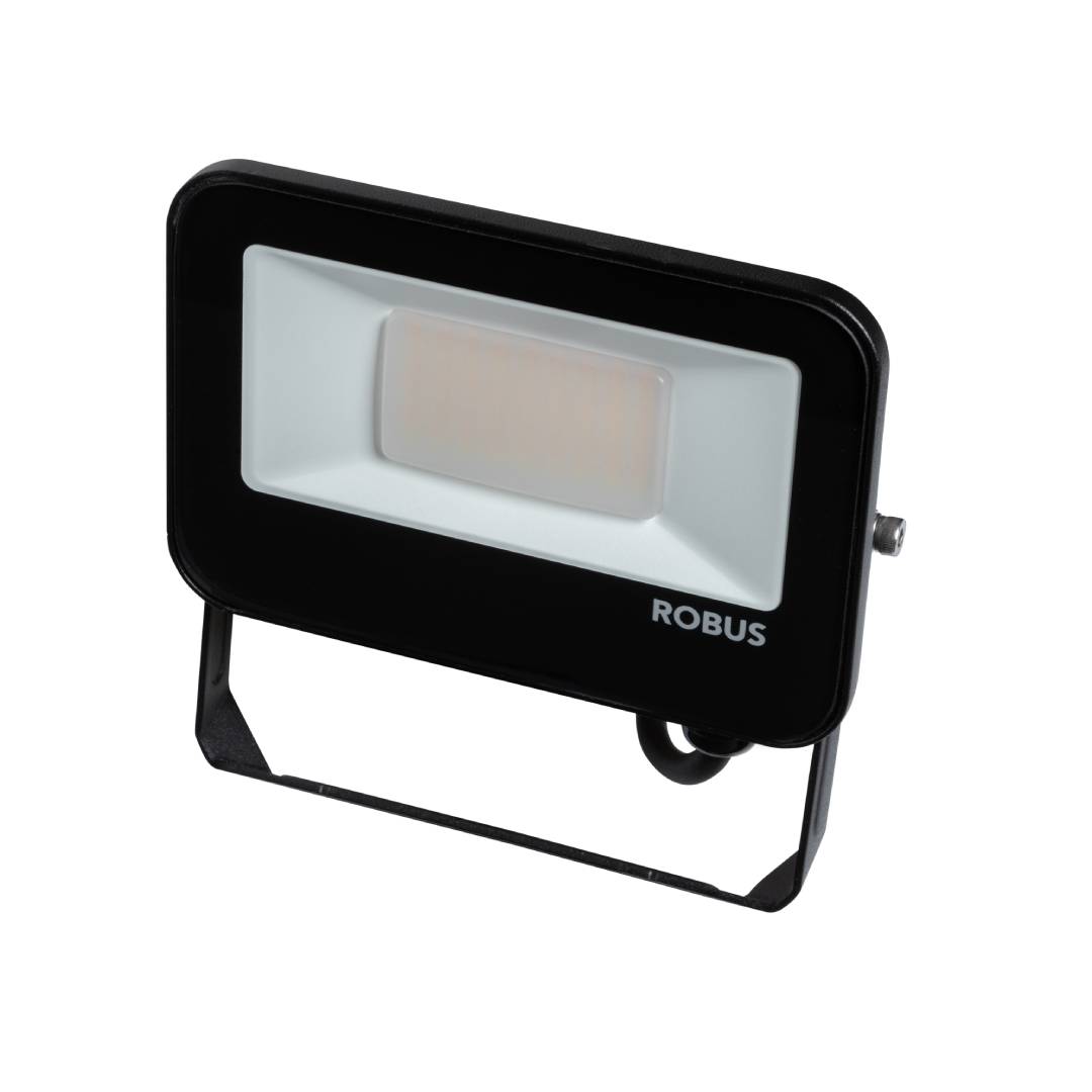 Robus Selest 20W Floodlight IP65 CCT3 C/W 1m Flex Black - RST20CCT3-04 ...