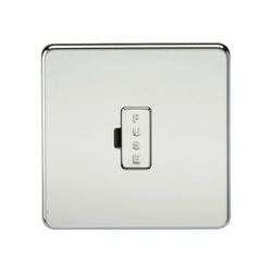 Knightsbridge Screwless 13A Fused Spur Unit - Polished Chrome - SF6000PC