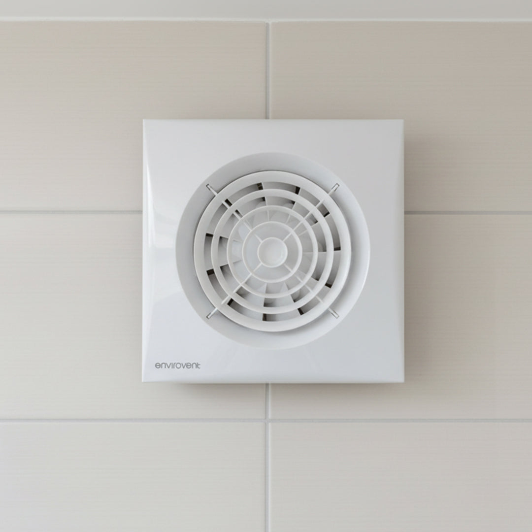EnviroVent Silent 100 Whisper Quiet WC & Bathroom Extract Fan - SIL100T