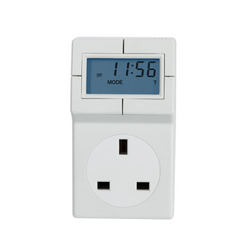 Timeguard Electronic Plug In Thermostat With 24 Hour Time Control - TRT05