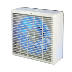 Manrose 300mm (12") Window Extractor Fan with Pullcord & Fixed Grill - WF300P