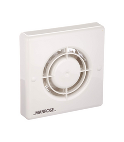 Manrose 100mm (4") 12V Automatic Low Voltage Extractor Fan w/ Humidity & Timer Control - XF100HTLVT