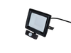Robus HiLume 20W LED flood light with PIR, IP65, Black, 4000K, c/w 1m flex - RHL2040P-04