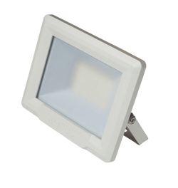 Robus HiLume 30W LED flood light, IP65, White, 4000K, c/w 1m flex - RHL3040-01