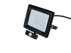Robus HiLume 10W LED flood light with PIR, IP65, Black, 4000K, c/w 1m flex - RHL1040P-04