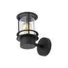 Forum Leonis Miners Style Wall Lantern - Black - ZN-34003-BLK
