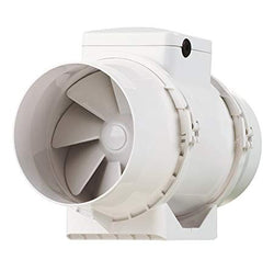 Xpelair 100mm In-Line Mixed Flow Fan with Timer - XIMX100T - 93079AW