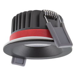 Ledvance SPOT FIRE FIX 8W IP65 Dimmable Downlight Black, Warm White - 799783 - SFF08D30B