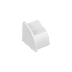 D-Line Smooth-Fit End Cap (Left) for Floor Trunking 22x22mm White - EC22QSW-L