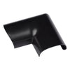 D-Line Mini Clip-Over Door Top Bend for Trunking 30x15mm Black - FLDB3015B