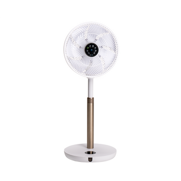 Devola Ultra Quiet 28W 12 Speed 12-inch DC Pedestal Fan - White - DV12PDQM