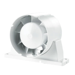 Blauberg Tubo In-line Fan with Mounting Bracket & Timer - 100mm - TUBO-U-100T