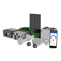 Blauberg Komfort 4-Bed House, Complete Vertical MVHR Heat Recovery Ventilation Kit - EC-SB-550-HK4