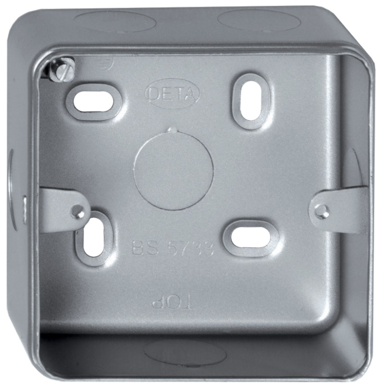 Deta Metal Clad 1/2 Gang Surface Grid Box 42mm - M1228 ...