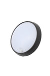 Forum Cano 15W LED Round Bulkhead with PIR IP54 - Black - CZ-34023-BLK