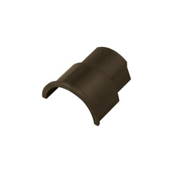 D-Line Mini Smooth-Fit Surface Box Straight Adaptor for Trunking 30x15mm Black - BA3015B