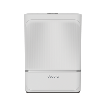Devola 8L Compact Compressor Dehumidifier with Dust Proof Filter, White - DV8L