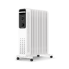 Devola 2500W Oil Filled Radiator with Mechanical Timer, White - DVOFRM2500W