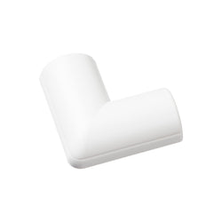 D-Line Micro+ Clip-Over Flat Bend for Trunking 20x10mm White - FLFB2010W