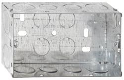 Deta 2 Gang 47mm Metal Back Box - DB168