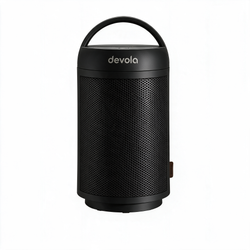Devola 1500W Portable Ceramic Fan Heater, Black  - DVSFH15BB