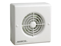 Manrose 100mm (4") Auto Bathroom Extractor Fan, Standard - XF100A