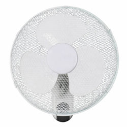 Status 16" Wall Fan with Pullcord, White - S16WALLFANP