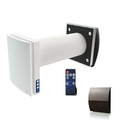 Blauberg Decentralised Single Room Heat Recovery Unit - WiFi - Brown Cowl - VENTO-MIDI-AIR-BRO