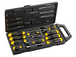 Stanley Cushion Grip Screwdriver Set, 10 Piece - STA265014