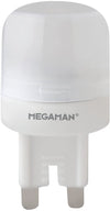 Megaman 3W LED G9 Dimmable Warm White - 142280