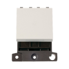Click Scolmore MiniGrid 250V 32A Double-Pole Switch Module White - MD032PW