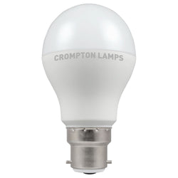 Crompton LED GLS BC B22 Thermal Plastic Dusk till Dawn 9.5W - Warm White