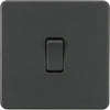 Knightsbridge Screwless 10AX Intermediate Switch - Anthracite - SF1200AT