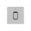 Schneider LSD 1G 50A Double Pole Switched With LED Indicator Black Insert Polished Chrome - GGBL4011BPC
