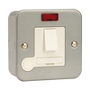 Click Scolmore Essentials Metal Clad 13A Fused Spur Switched Connection Unit With Neon - CL052