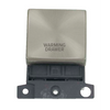 Click Scolmore MiniGrid 20A Double-Pole Ingot Warming Drawer Switch Satin Chrome - MD022SC-WDR