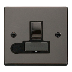 Click Scolmore Deco Ingot 13A Flex Outlet Switched Fused Spur Unit - VPBN551BK