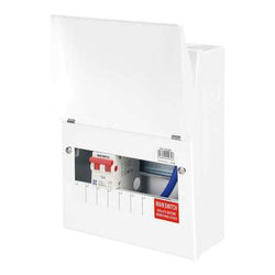 Lewden 6 + 1 Way 100A Isolator Incomer Metal Clad Consumer Unit - PRO-MX08M