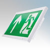 Channel Smarter Safety Camber Wall Mounted Emergency Exit Sign Maintained Self Test C/W Pictogram Pack - E-CAMBER-WALL-ST