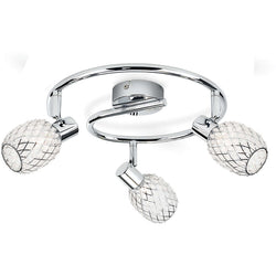 Philips Deltoid G9 Ceiling Spiral Spotlight Bar Chrome - 915005221001