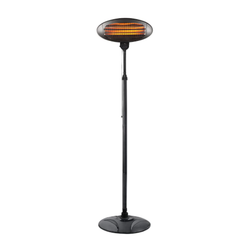 Devola Core 2kW Infrared Stand Mounted Patio Heater Oval with Remote - DVRPH20SMB