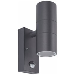 Luceco Azurar GU10 Up/Down Light with PIR - Slate Grey - LEXDSSUDPIRG
